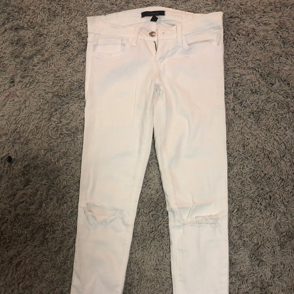 White Ripped Jeans